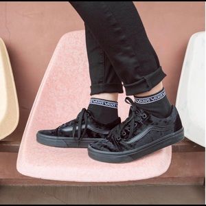 Vans old skool velvet black